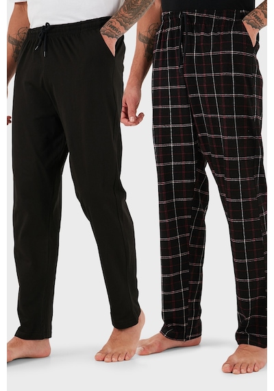 Buratti Erkek Pijama Altı 6574003s2 Siyah-siyah Bordo Siyah-siyah Bordo