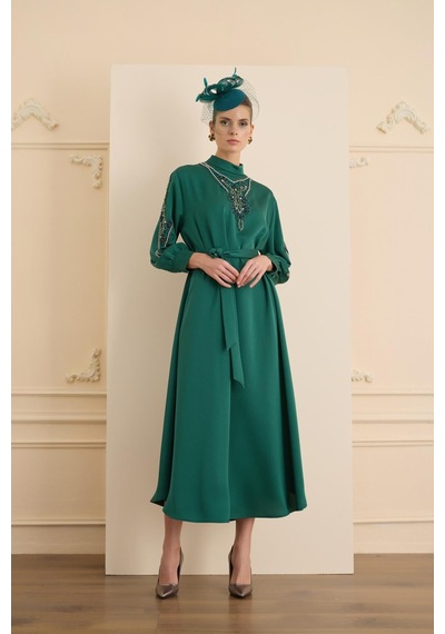 Senna Catherıne Dress Zümrüt Zümrüt
