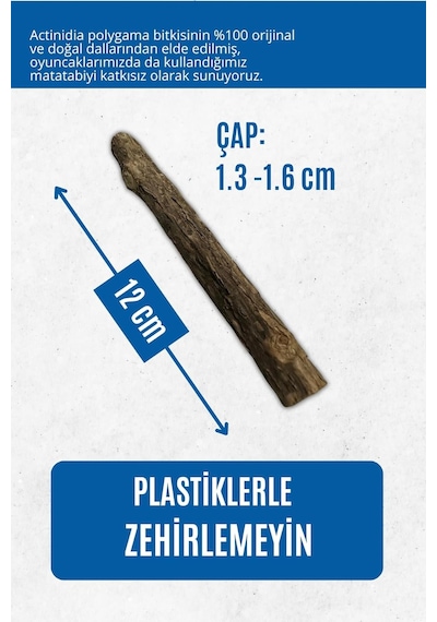Matatabi - Stick Diş Temizlemeye Ve Stres Gidermeye Yardımcı Doğal Oyuncak