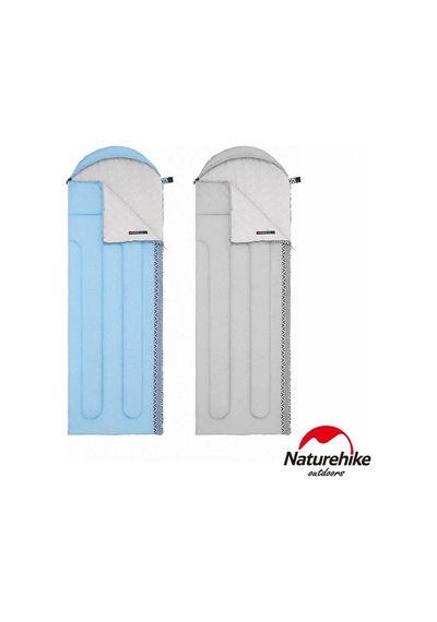 Naturehike L250 Zarf Tarzı Kapüşonlu Uyku Tulumu -10 C Mavi Çok Renkli
