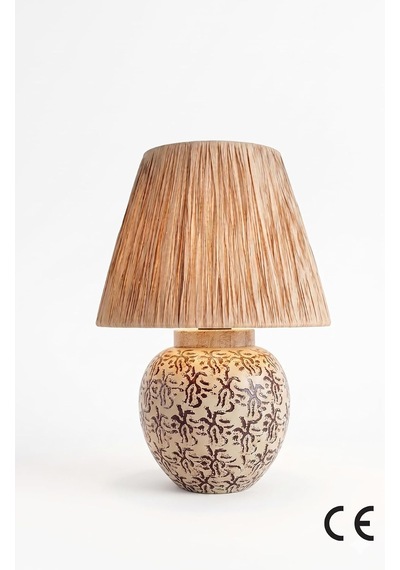 Paix Handmade Seramik Abajur Kahverengi Diğer