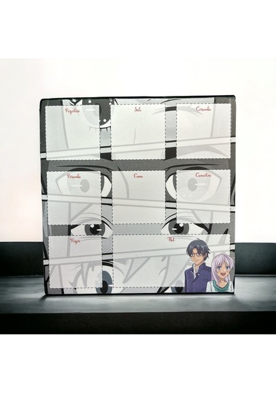 19.5x19.5cm 52 Yaprak Haftalık Planner - Anime Diğer