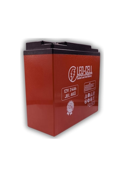 Leo-cell 6'lı 12v 24 Ah Japon Teknolojisi 7 Kg Elektrikli Motorsiklet Aküsü 2024 Üretimi