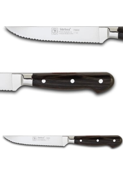 Sürbisa Ahşap Saplı Steak Bıçağı 61003-ym-lz 12.0 Cm Çok Renkli