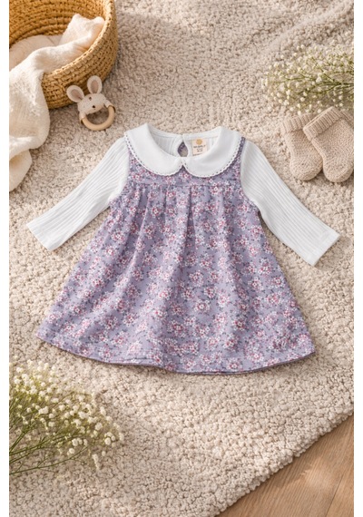 Uğur Bebe Yumuşacık Gri Renk Çiçekli Elbise & Bebe Yaka Fitilli Body Kombin %95 Pamuk Bayramlık Kız Çocuk Gri Gri Uğur Bebe Yumuşacık Gri Renk Çiçekli Elbise & Bebe Yaka Fitilli Body Kombin %95 Pamuk Bayramlık Kız Çocuk Gri Gri