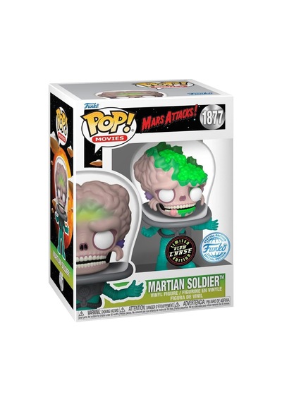 Pop Movies: Mars Attacks- Soldier Glow İn The Dark Exclusive