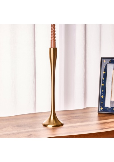 Golden Star Şamdan - Sarı - 31 Cm Çok Renkli