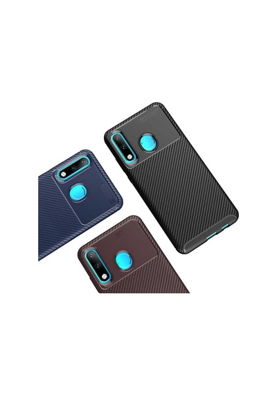 Huawei P30 Lite Kilif Karbon Silikon Case 389460418 Huawei P30 Lite Kilif Karbon Silikon Case 389460418
