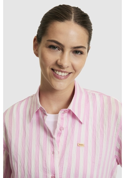 U.S. Polo Assn. U.s. Polo Assn. Kadın Pembe Gömlek Desenli 50324736-vr041