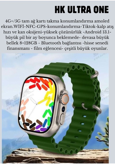 Howear Ultra 3 Sim Kartlı Kameralı Akıllı Saat (Distribütör Garantili)