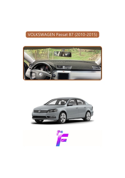 Volkswagen Passat B7 2010-2015 Uyumlu Torpido Örtüsü Yansıma Önleyici Hızlı Montaj K94 Torpido Halısı