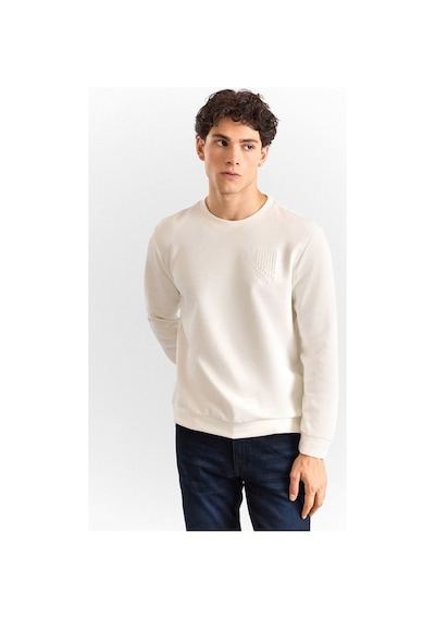 Süvari Ekru Regular Düz Baskılı İnterlok Bisiklet Yaka Cepsiz Sweatshirt Ssw2013700006-bj1 Süvari Ekru Regular Düz Baskılı İnterlok Bisiklet Yaka Cepsiz Sweatshirt Ssw2013700006-bj1