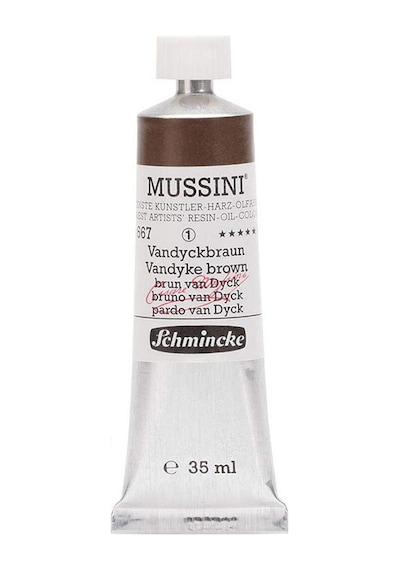 Mussini 35Ml Yağlı Boya Seri:1 No:667 Vandayk Brown
