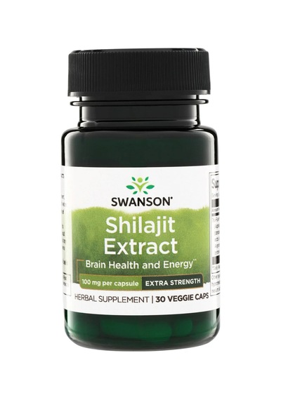 Swanson Nutrition Shilajit Extract 100 Mg 30 Kapsül Gıda Takviye