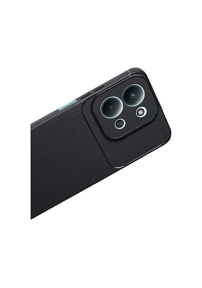 Xiaomi Redmi 15c 5g Uyumlu Kılıf Karbon Tasarım Kamera Korumalı Silikon Telefon Kılıfı Kapak Siyah
