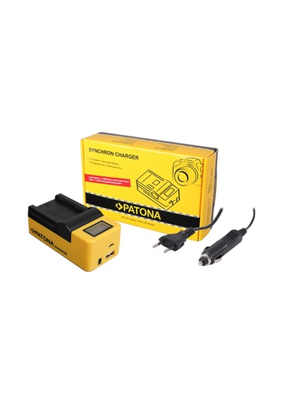 Patona Senkron Lcd Ekranlı Usb Şarj Cihazı (Fuji NP-W235 Uyumlu)