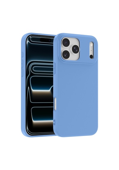 Apple İphone 17 Pro Kılıf Zore Lsr Lansman Kapak Açık Mavi