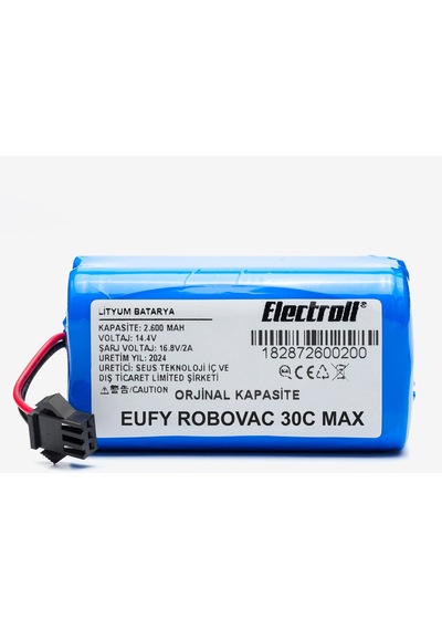 Eufy RoboVac 30C Max Süpürge için 14.4 2600AH Lion Pil
