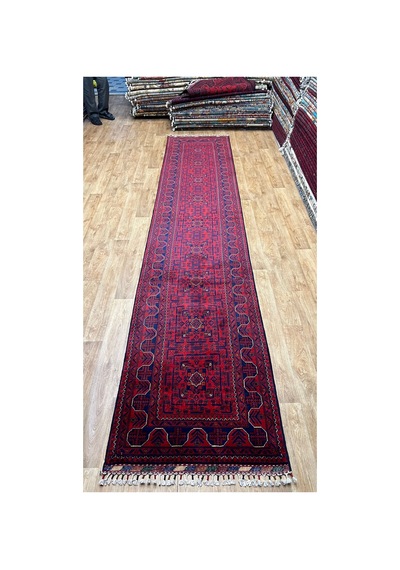 El Dokuma Afghan Halısı Bordo