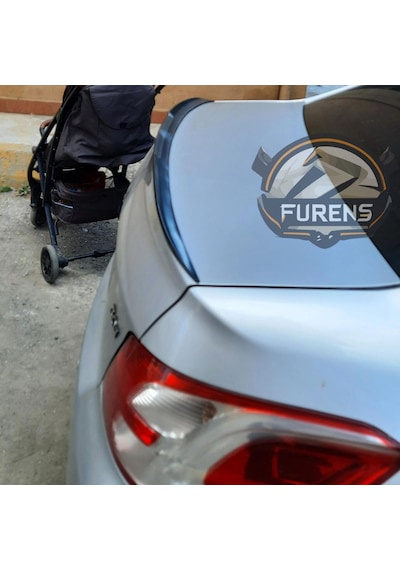Peugeot 301 Bagaj Üstü Yarasa Spoiler Piano Black