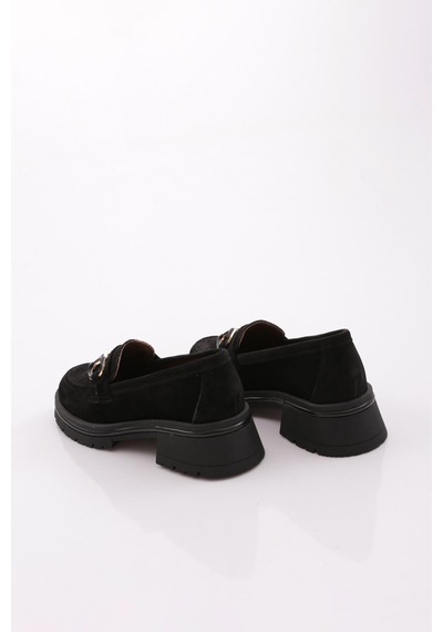 Dgn 5587 Kadın Loafer Ayakkabı Siyah