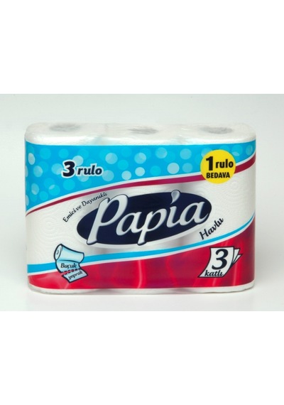 Papia Rulo Kağıt Havlu 3'lü