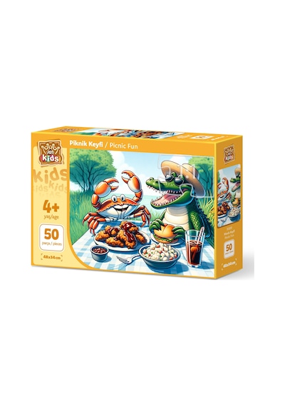 Art Çocuk Piknik Keyfi 50 Parça Puzzle