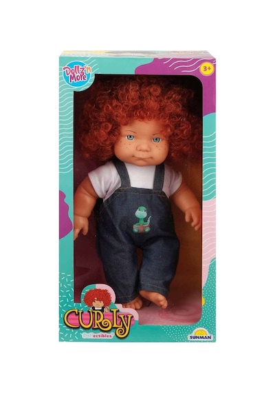 30151 , Curly Kıvırcık Saçlı Bebek 35 Cm Belirtilmemiş