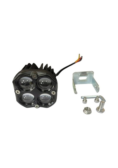 Offroad Sis Lambası Sarı Beyaz 25w+25w 12-60v Set 7.8x 6.8x7.8cm / Lass394