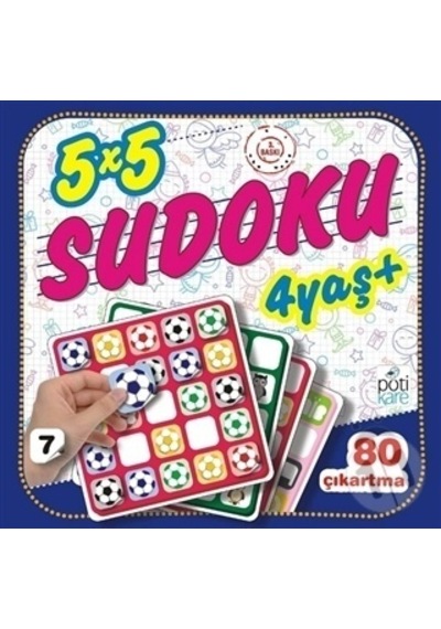 Pötikare Yayıncılık 5 X 5 Çıkartmalı Sudoku 7 - +4 Yaş