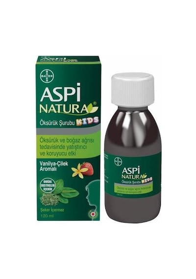 Aspinatura Kids Şurup 120 ML Vanilya ve Çilek Aromalı