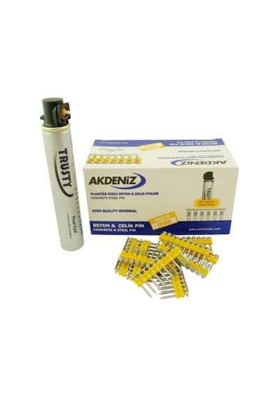 Akdeniz Gazlı Çivi Tabanca Çivi+Gaz ( Pin Gaz ) Akdeniz Tg30 2.9X27 MM