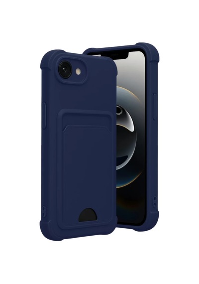 Newface Apple İphone 16e Kelvin Kartvizitli Silikon - Lacivert