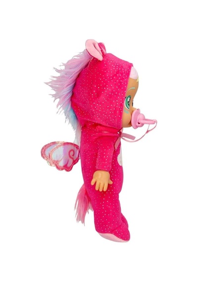 Cry Babies Ağlayan Yumuş Bebek Cyb76000 Koyu Pembe Tulumlu Hannah