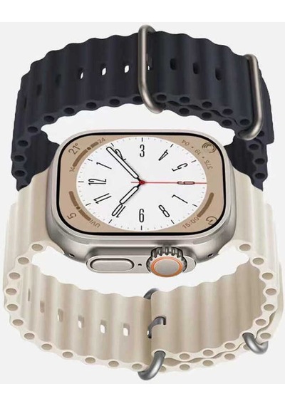 Apple Uyumlu Watch 44mm Zore Krd-75 Silikon Kordon
