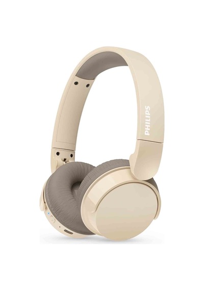 4 Adet Philips Tah3209bg Kablosuz Kulak Üstü Kulaklık Dinamik Bas, Bluetooth, Çok Noktalı Bağlantı 25 Saat Bej