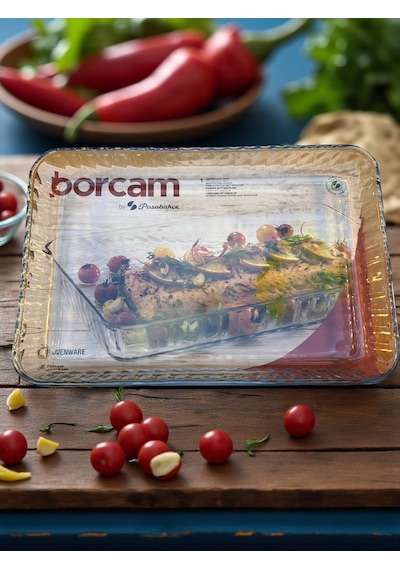 Borcam Dikdörtgen Tepsi Borcam