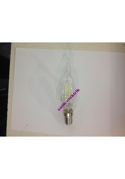 5 Adet Rustik Led Kıvrık Buji Beyaz 6500 Kelvin 3w 270 Lümen