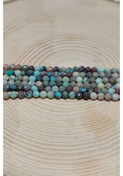 Yasamtohumu Krizokol Taşı Yarım Dizi 3 MM 17  CM Kahverengi