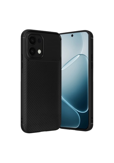 Newface - 829 - Oppo A6 Pro 4g Auto Focus Karbon Kapak - Drnds - - Siyah