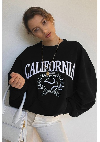 Madmext Mad Girls Siyah Sweatshirt Mg1112 Siyah