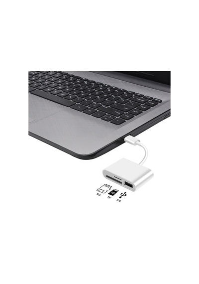 Concord D 158 Type C To Usb & Kart Okuyucu Dönüştürücü
