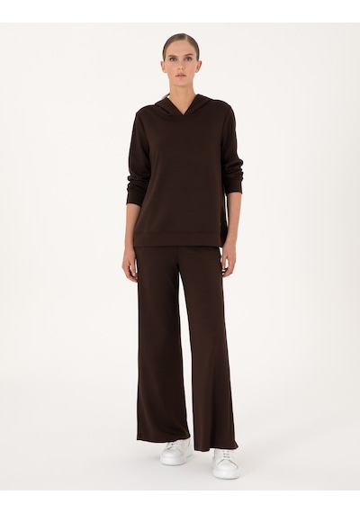 Pierre Cardin Kadın Kahverengi Sweatshirt 50314972-vr029 Kahverengi