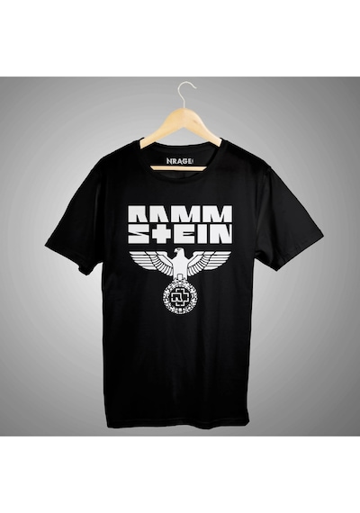 Startmore Rammstein Band Unisex Tişört Siyah