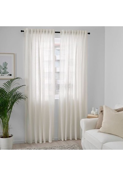 Ikea Dytag Tül Perde 145x300 Cm Beyaz