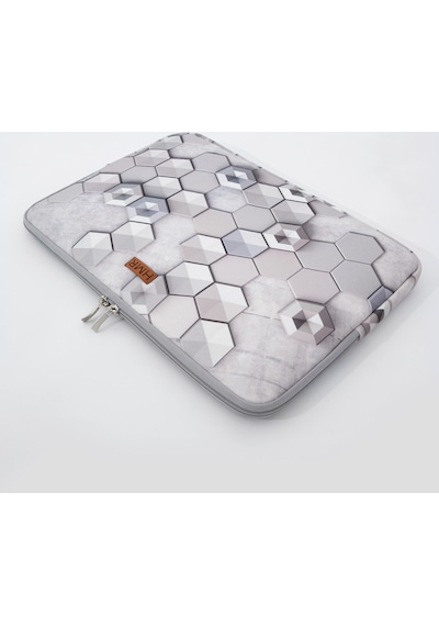 Easy Case 15 Inç Laptop Çantası Notebook Kılıfı Hexagon