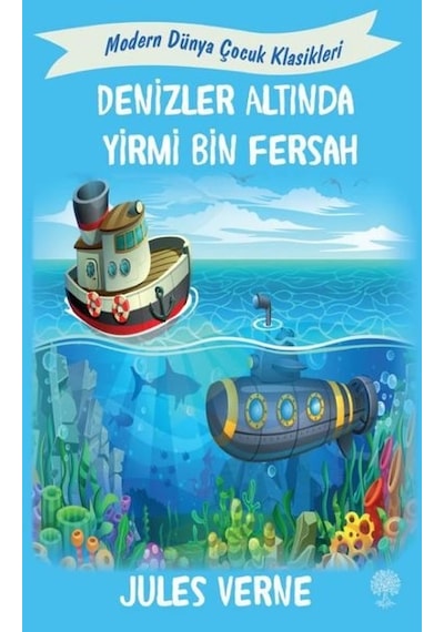 Denizler Altında Yirmi Bin Fersah - Modern Dünya Çocuk Klasikleri - Jules Verne - Platanus Publishing