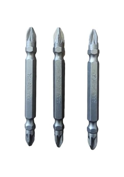 Çift Taraflı Tornavida Ucu Seti 75mm 10 Adet