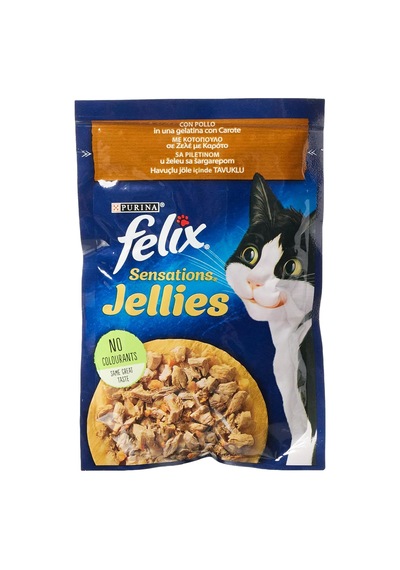 Sensation Tavuk & Havuçlu Kedi Yaş Mama 26 X 85 Gr