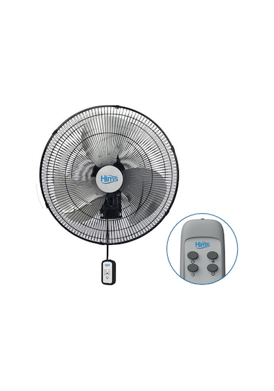 Hims 50cm 20inç Sanayi Tipi Duvar Tip Kumandalı Vantilatör 130w Hef-dk500